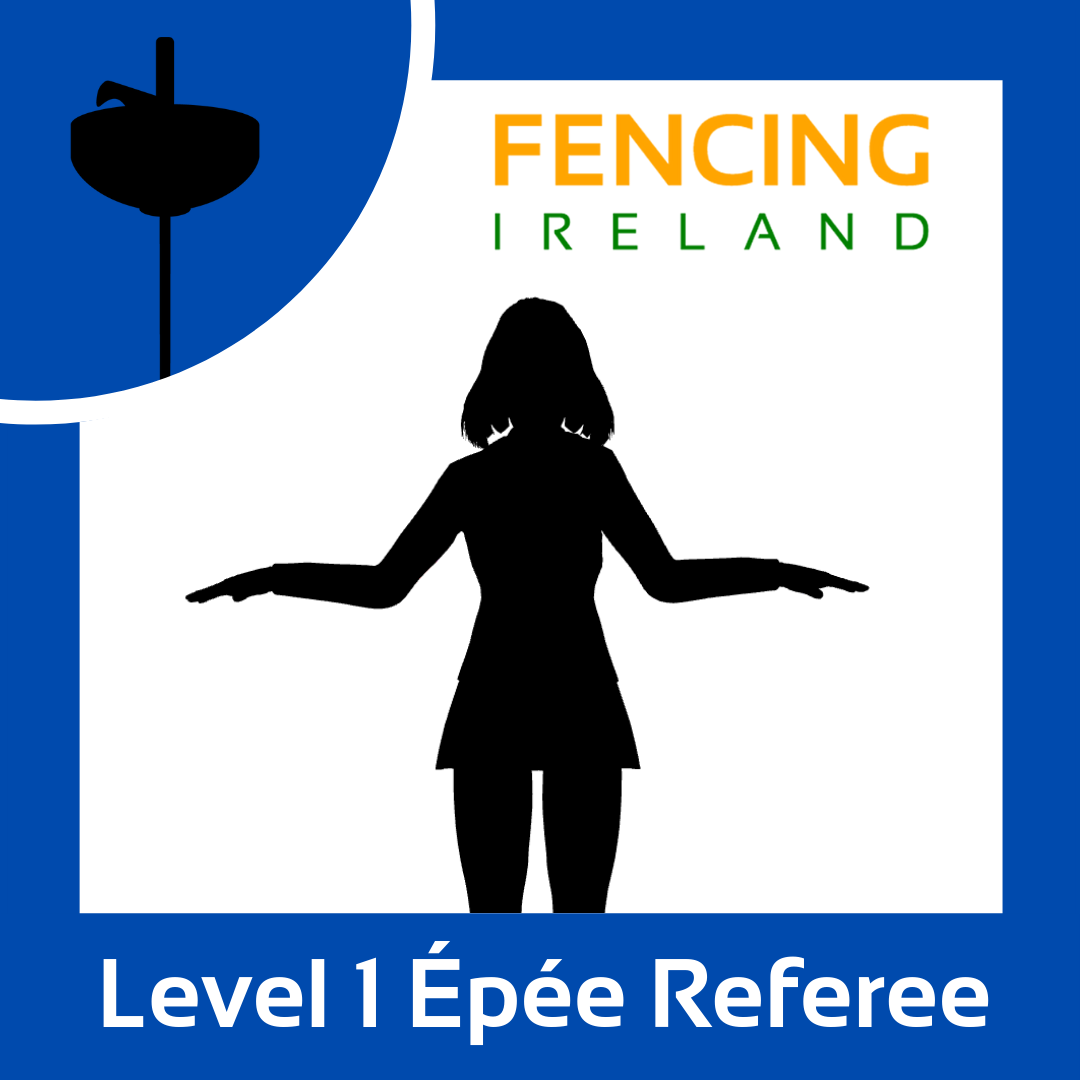 Level 1 Épée Referee Graphic