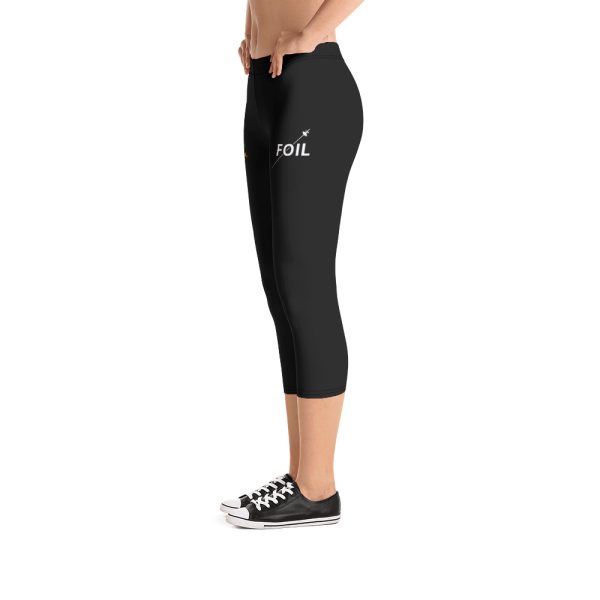 Fencing Ireland Black Capri Leggings - FOIL - Image 3