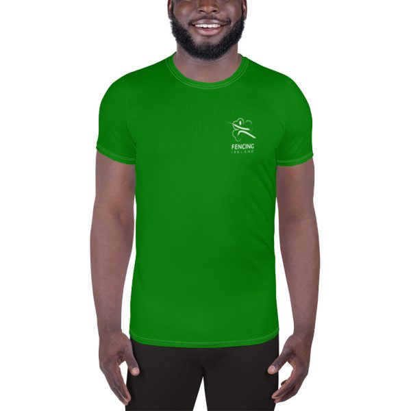Fencing Ireland Men’s Athletic T-shirt - Green