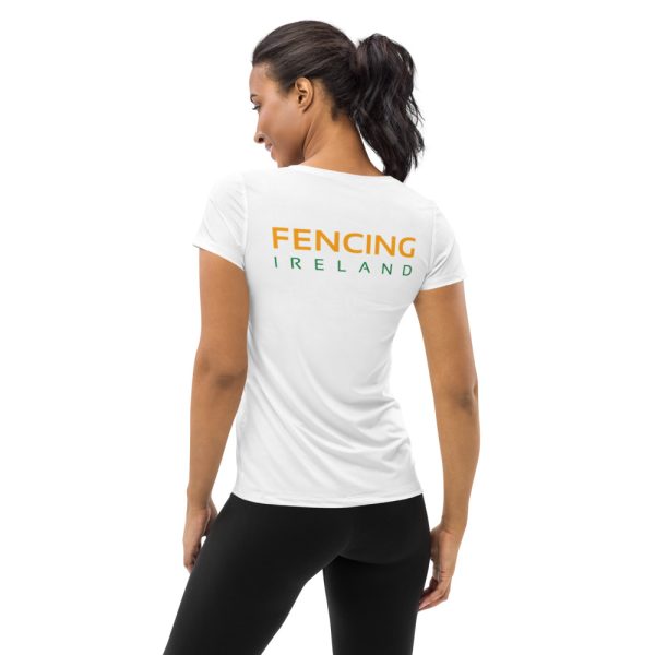 Fencing Ireland Women's Athletic T-shirt - White - Image 2