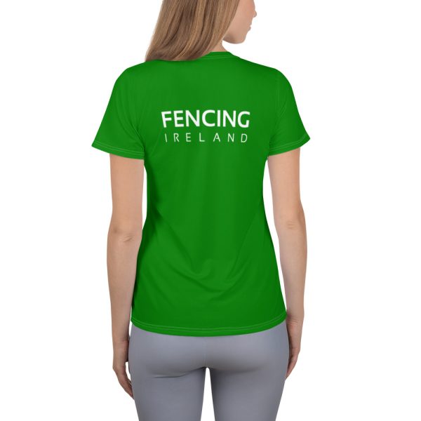 Fencing Ireland Women's Athletic T-shirt - Green - Image 2