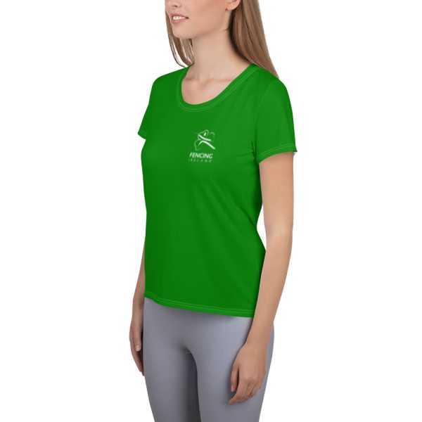 Fencing Ireland Women's Athletic T-shirt - Green - Image 4