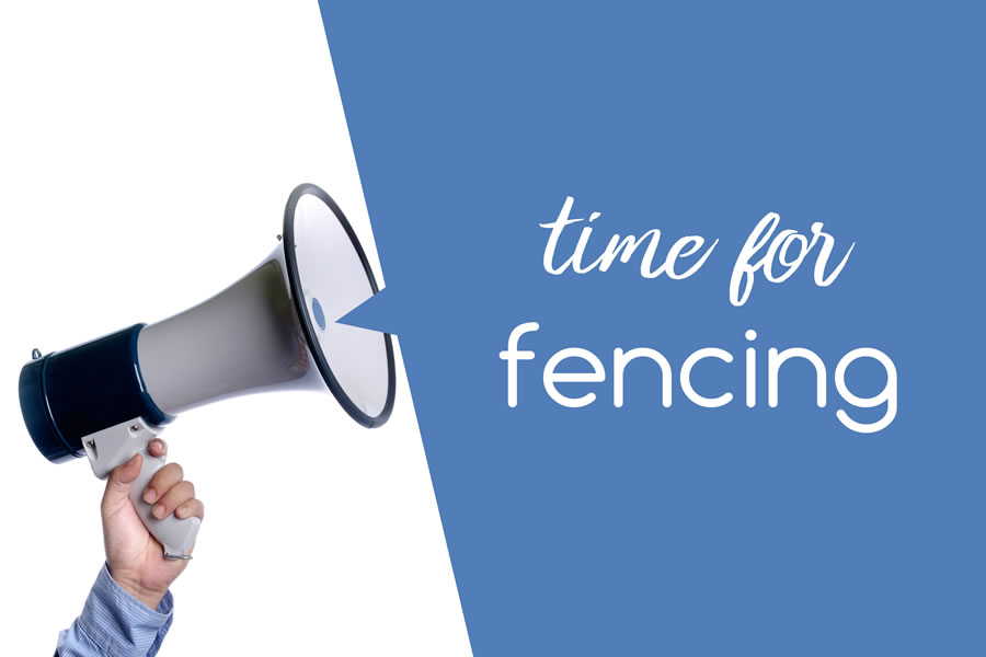 time for fencing time for fencing